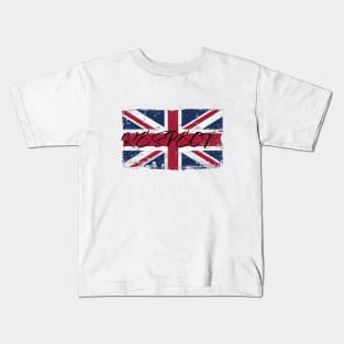 Respect UK British Flag Worn Kids T-Shirt